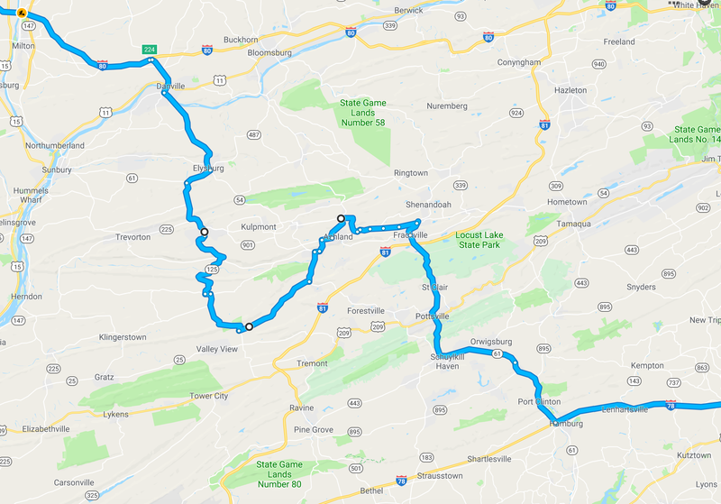 Illustration for article titled Pennsylvania Driving Roads?